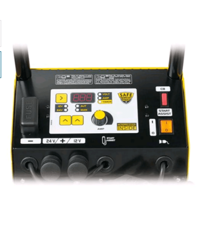 DECA Batterilader 12V/24V 60A m/ 700A starthjelp