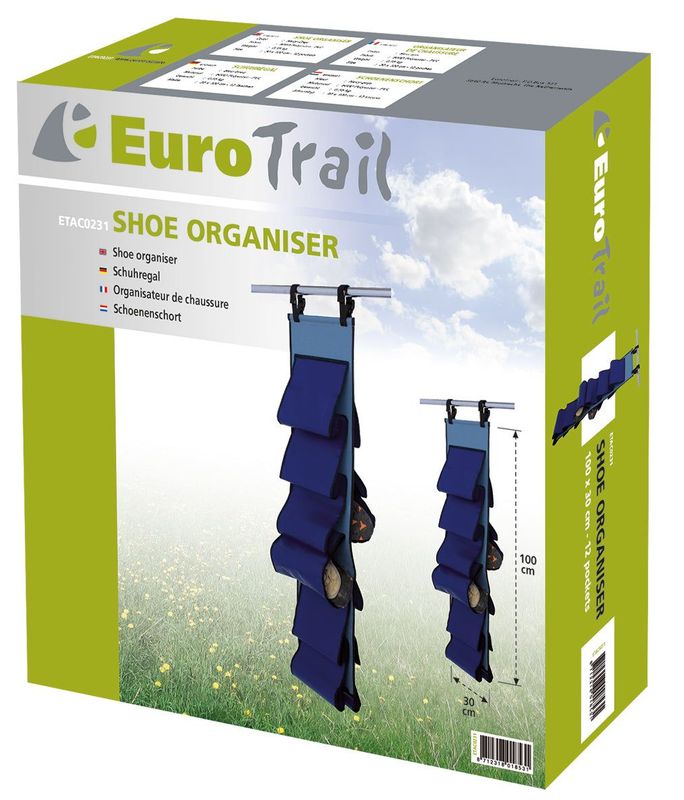 Eurotrail oppheng for sko til bobil og campingvogn.