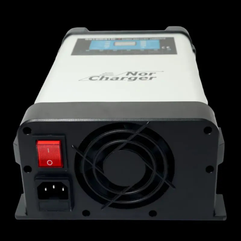 NOR CHARGER Pro Serie Elektronisk Batterilader 12V 60A - 2 Kanaler