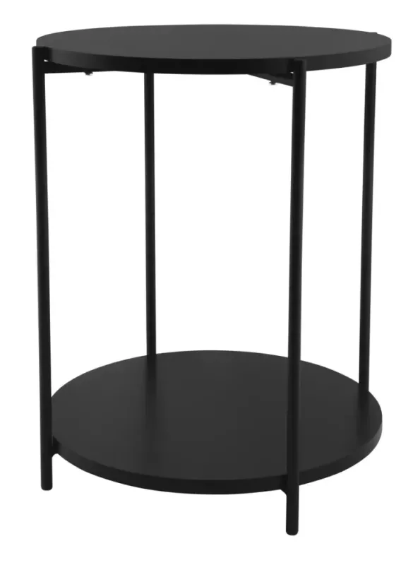 Day sidebord svart Ø40 H50cm