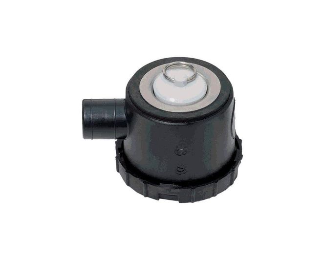Hovedbilde Avløp m/vannlås L Ø33mm rør 28mm m/propp svart