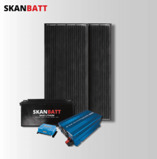 Hovedbilde SKANBATT Kraftpakke - 12V / 200Ah Lithium m/ Heat ...